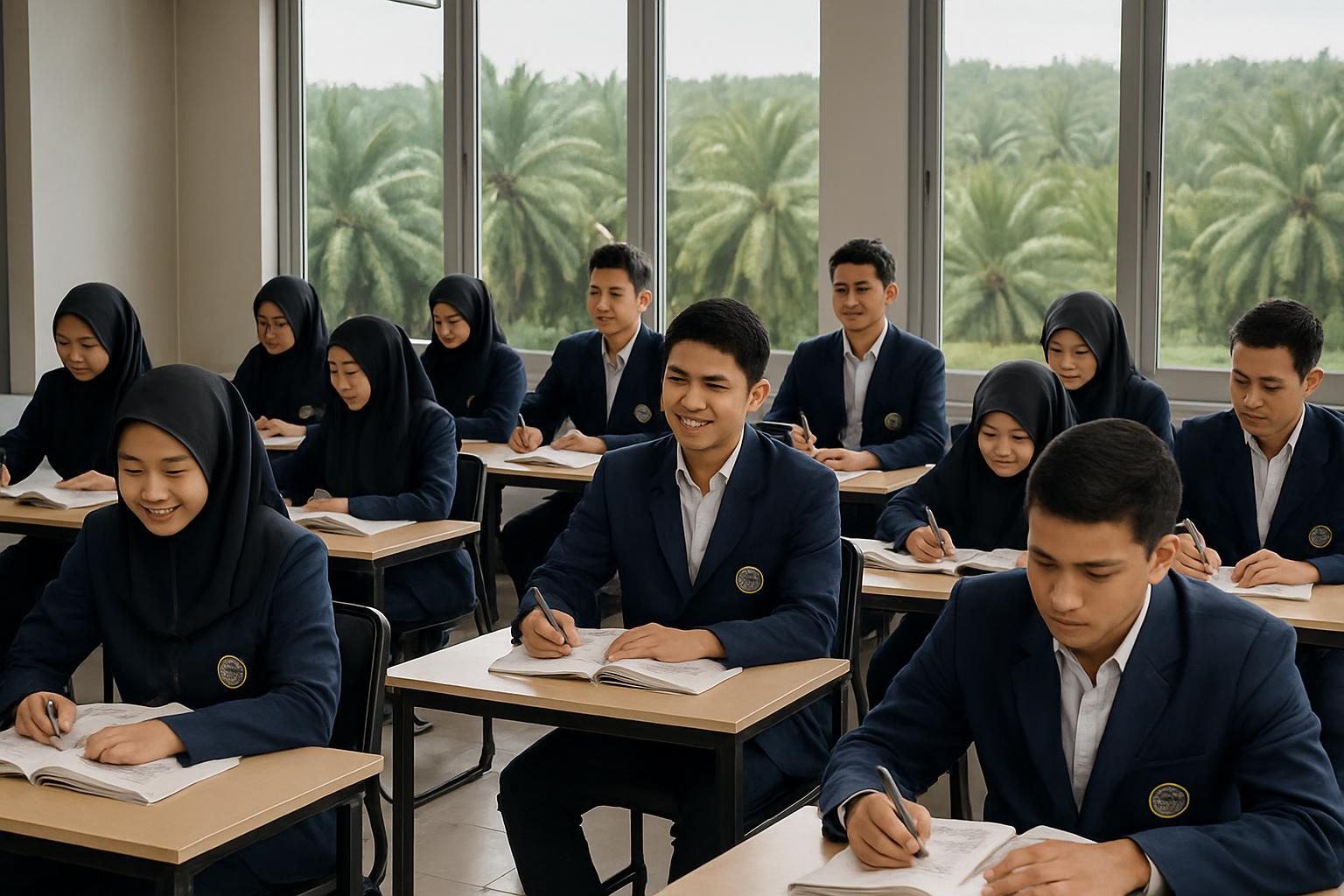 mahasiswa penerima beasiswa sdm sawit aceh di Politeknik Aceh Selatan