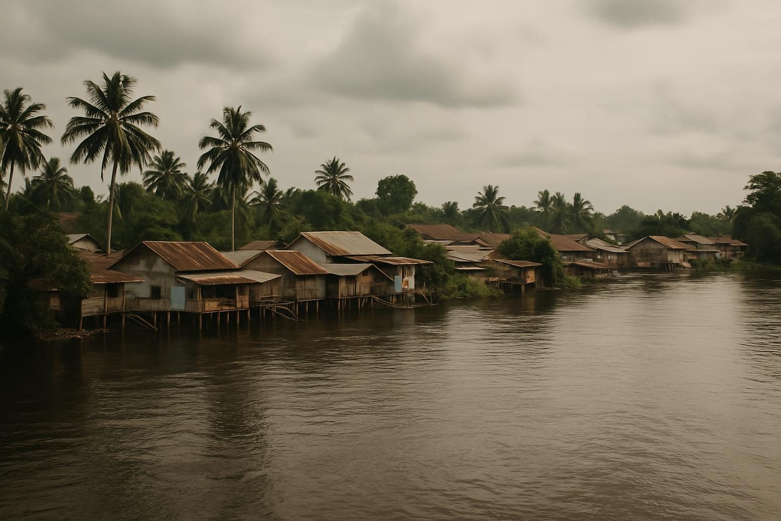 pencemaran sungai aceh di Simpang Kapal Aceh Tamiang